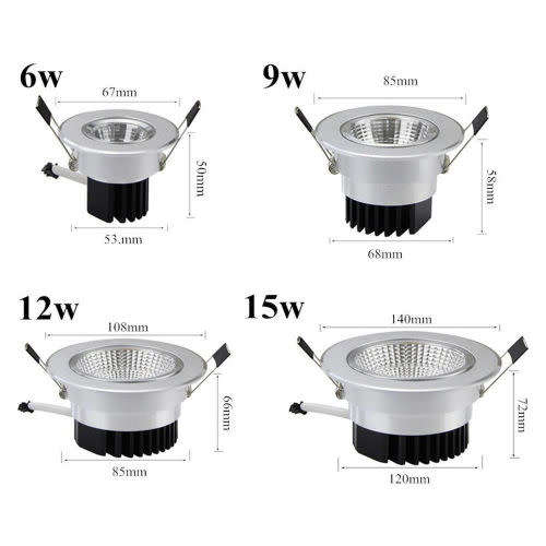 3W Mini LED COB  Downlight Recessed LED Ceiling Lamp