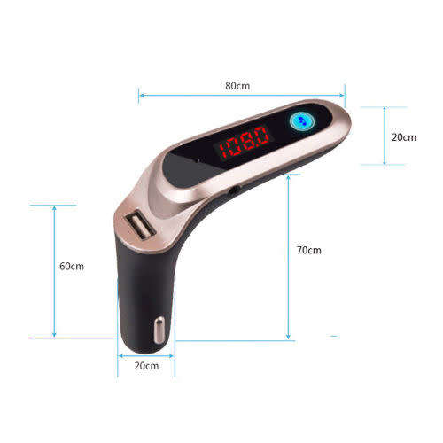 Car Bluetooth Kit FM Transmitter Wireless Radio Adapter USB Charger MP3 Player