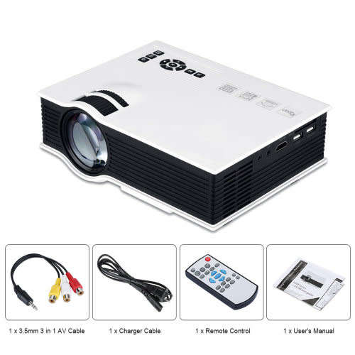Mini Portable LED Projector Home Theater Beamer Multimedia
