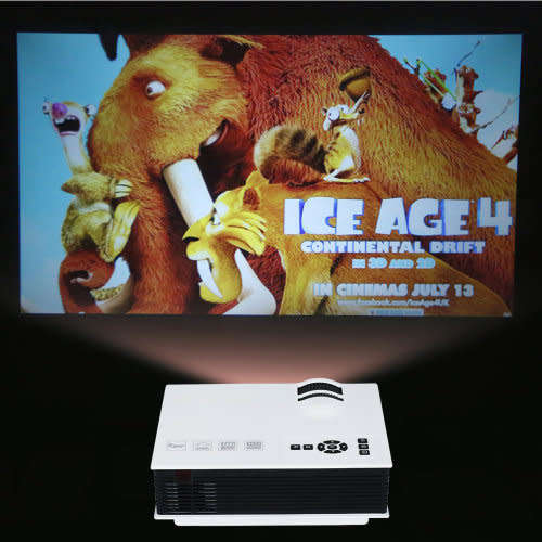 Mini Portable LED Projector Home Theater Beamer Multimedia