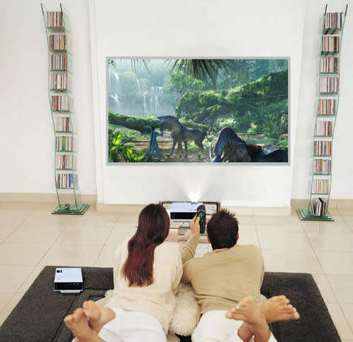 Mini Portable LED Projector Home Theater Beamer Multimedia