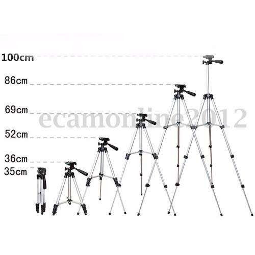 TF-3110 Metal Extendable Tripod Stand Monopod For Canon SONY Camera Camcorder