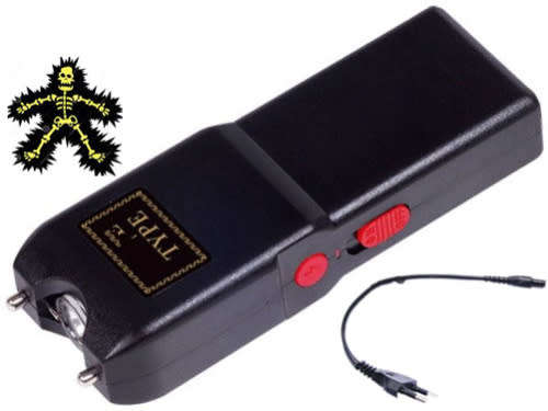 Rechargeable Stun Gun With LED Torch