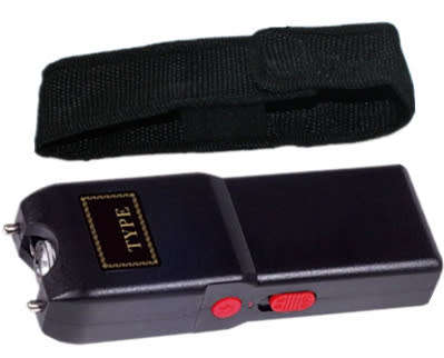 Rechargeable Stun Gun With LED Torch