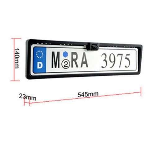 Car Parking Sensor Backup Camera European License Plate Frame Car Backup Radar