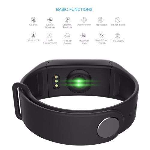 F1S Color Screen Fitness Tracker Blood Pressure Smart Bracelet Reminder