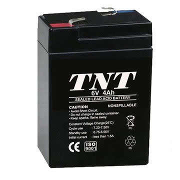6V/4Ah Rechargeable Valve Lead-acid Battery for Emergency Light