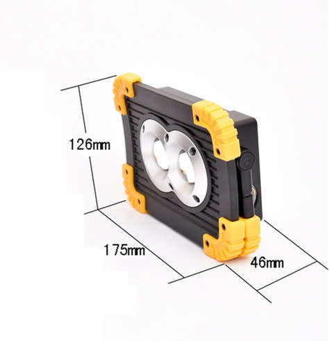 20W COB Led Rechargeable Work Light Super Bright Floodlight