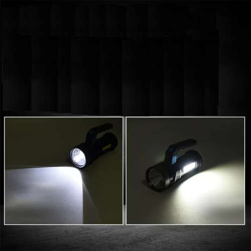 Multifunctional glare portable lamp USB rechargeable COB side lamp outdoor patrol long-range searchl