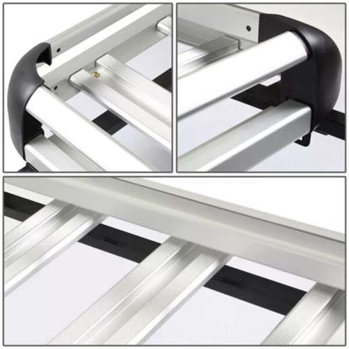 Double Aluminum Alloy Square Tube Roof Rack 140cm x 100cm