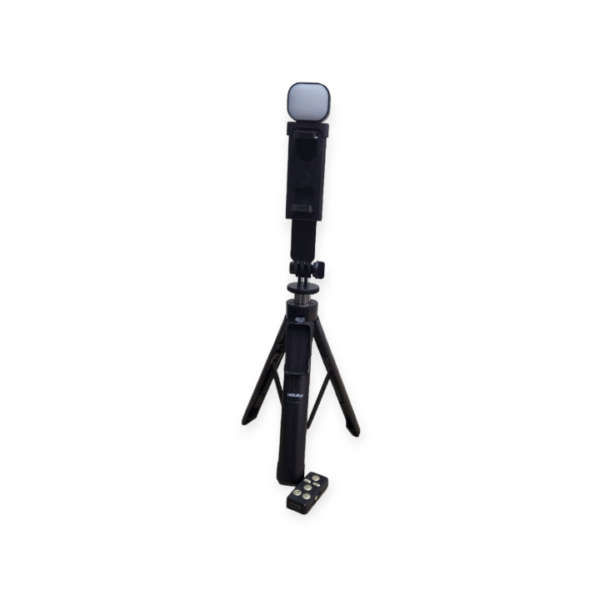 Led Light And Rechargeable Remote Control Selfie Stick Strap