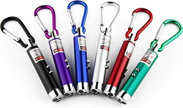 Keychain Flashlight 3-In-1 24-Piece Uv Laser Pointer