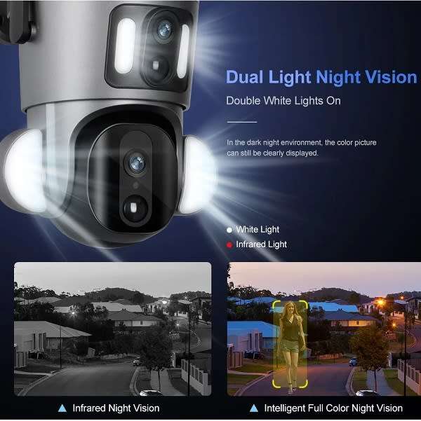 4g Dual Lens Solar Surveillance Hd Camera Ubox App