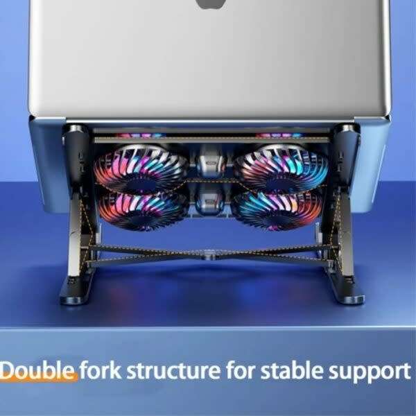 Mq1 Folding Laptop Stand With Dual Fans