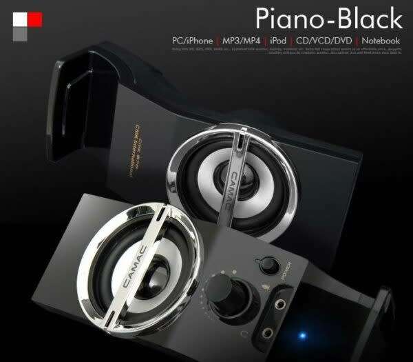 Camac Cmk-878 Usb Black Power Portable Music Speaker For Pc/Laptop