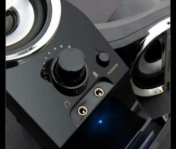 Camac Cmk-878 Usb Black Power Portable Music Speaker For Pc/Laptop