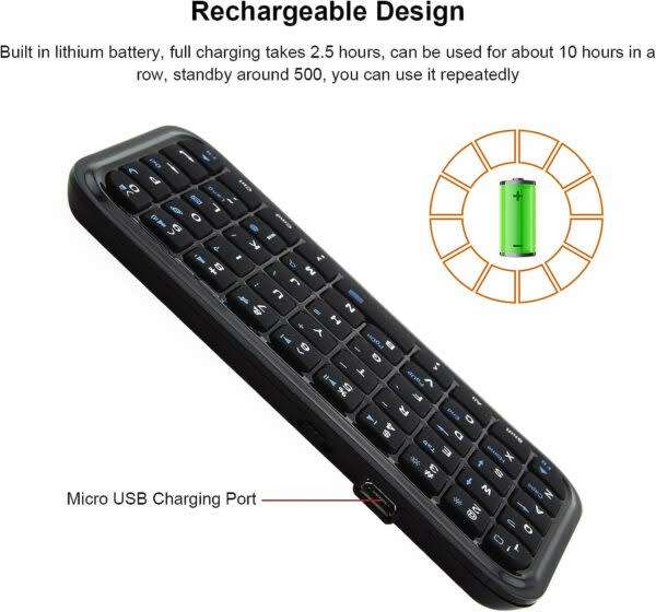 K33 Bluetooth Keyboard Rechargeable Mini