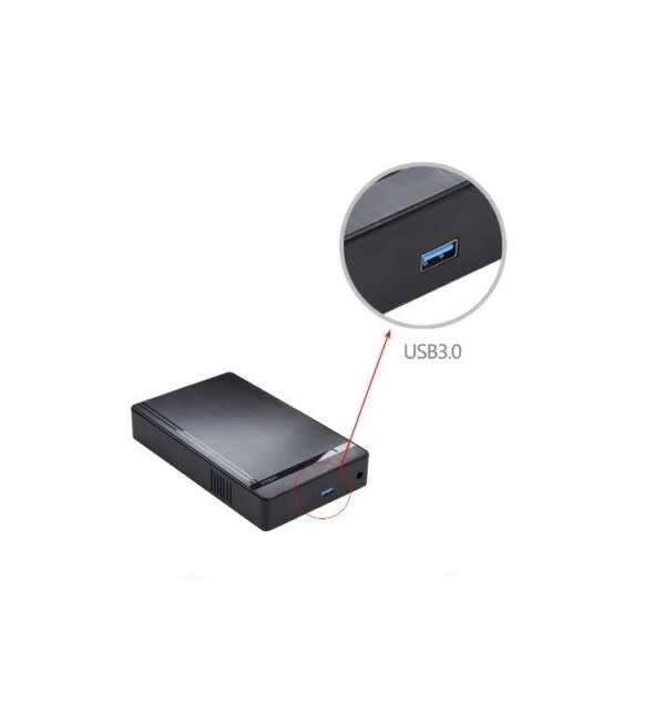 Usb 3.0 External Hard Drive Enclosure 2.5` To 3.5`