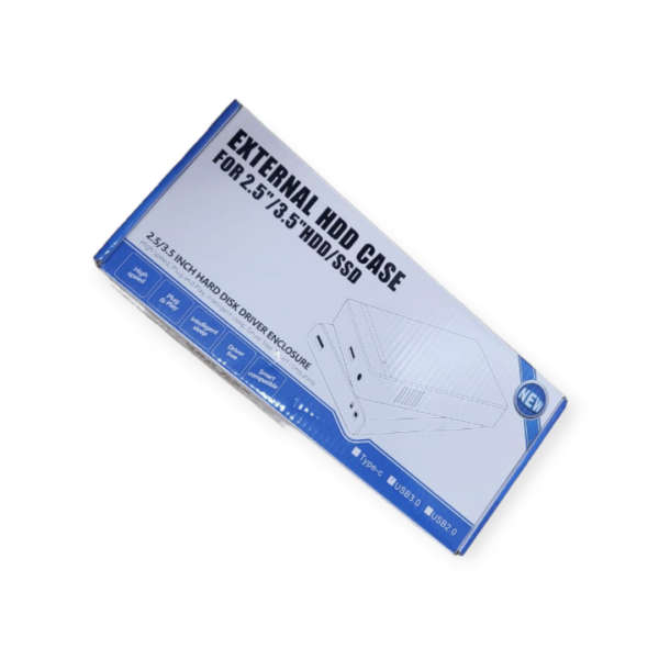 Usb 3.0 External Hard Drive Enclosure 2.5` To 3.5`