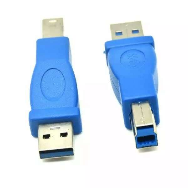 Type A Female To Type B Male Plug Connector Adapter Usb 3.0