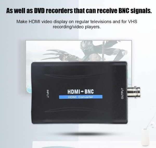 Video Converter Adapter Box Hdmi To Bnc