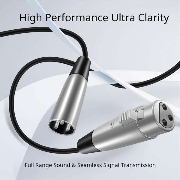 Audio Cable 3Pin Xlr Male To Female 30m