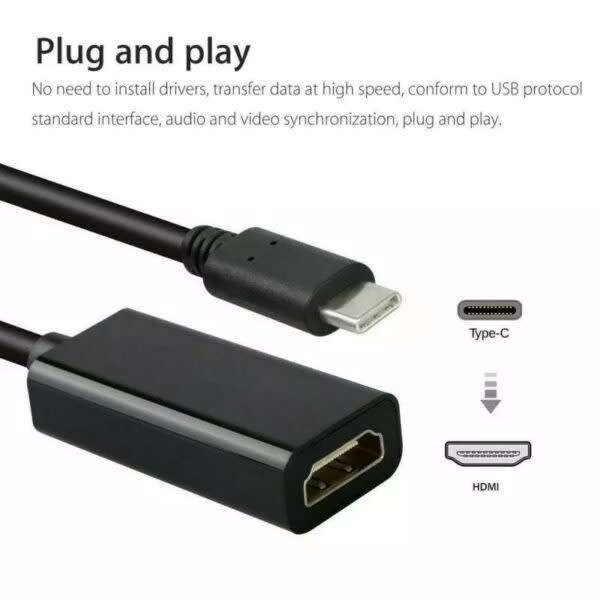 Type C To Hdmi Female Cable