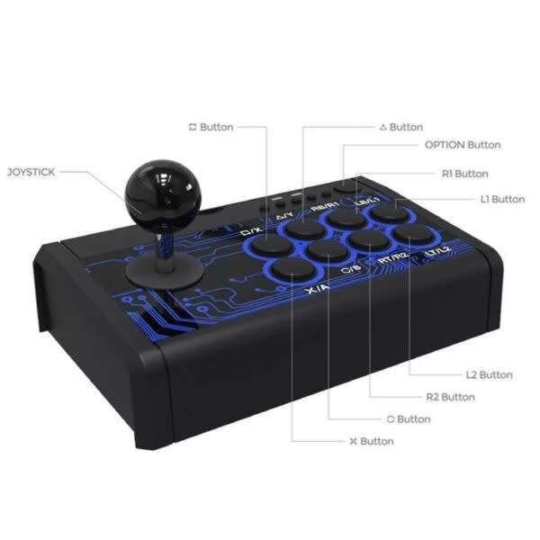 Retro Arcade Station 7-in-1 Wired Game Joystick