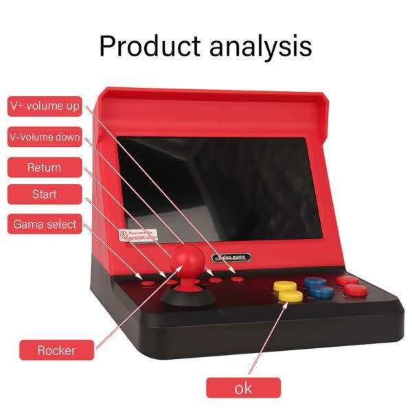 Q70 Game Console 7-Inch Mini Game Console