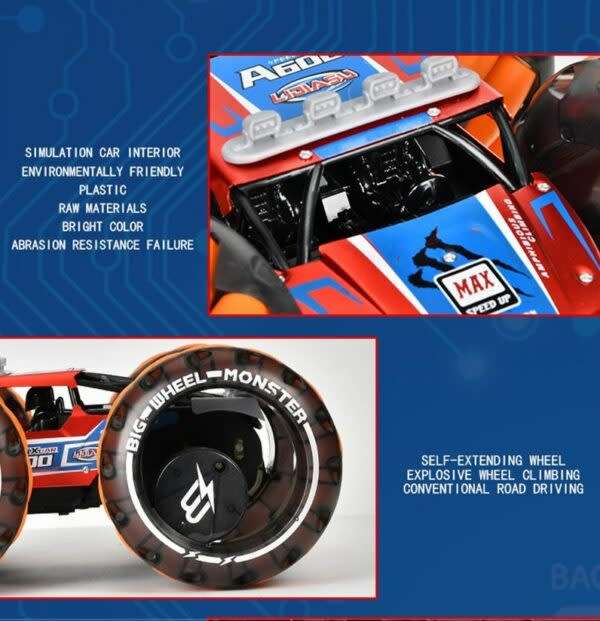 Julu High-Speed Climbing Alloy Off-Road Remote Control Car