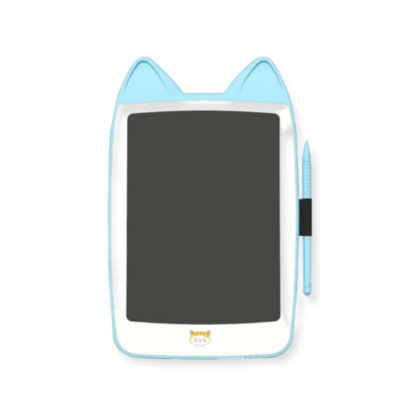 Children`s Cat-Ear Writing/Drawing Tablet With Stylus 7 Inches