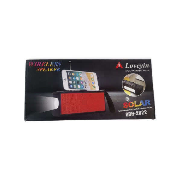 Loveyin Wireless Solar Music Speaker With Light