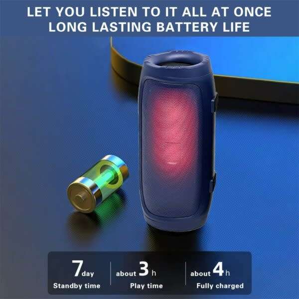 Rgb Bluetooth Speaker With Led Rgb Light
