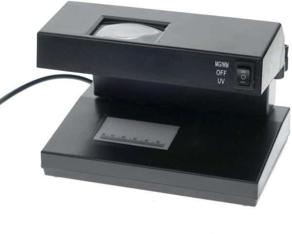 Magnifying Glass Currency Detector