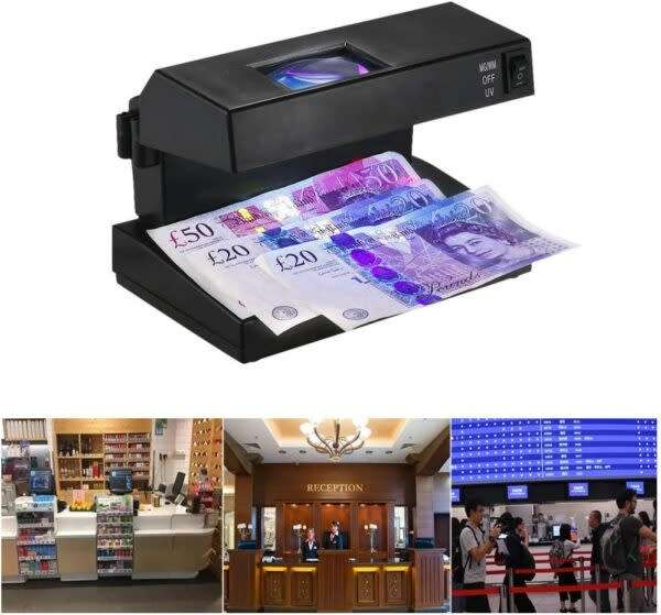 Magnifying Glass Currency Detector