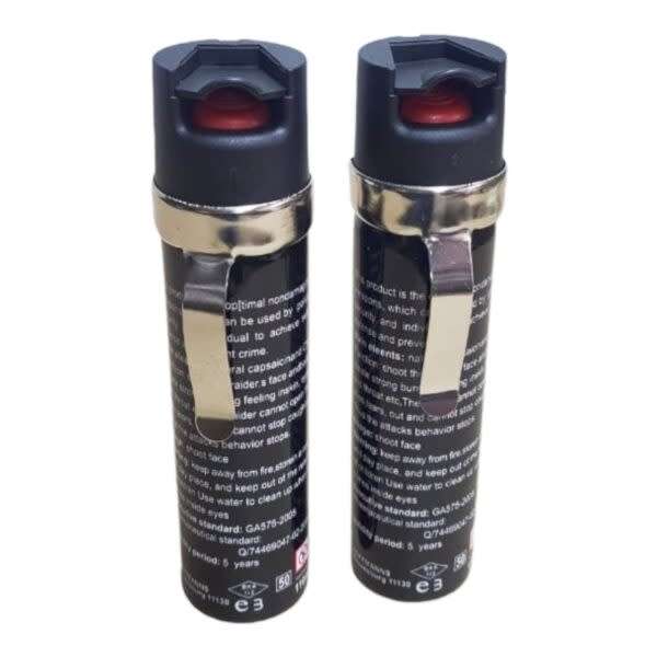 Tear Gas Pepper Spray 110ml With Metal Belt Clip