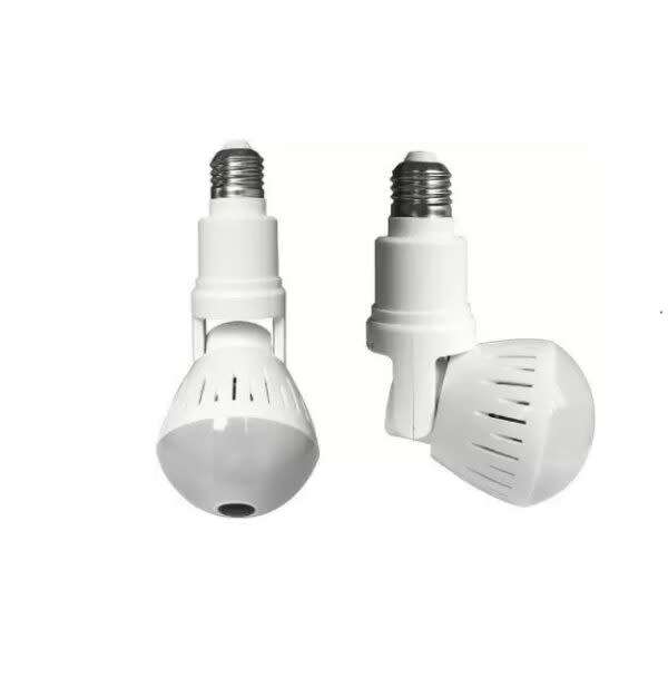 V16 Fisheye E27 Bulb Panorama Wifi Camera V380 Pro App Bulb