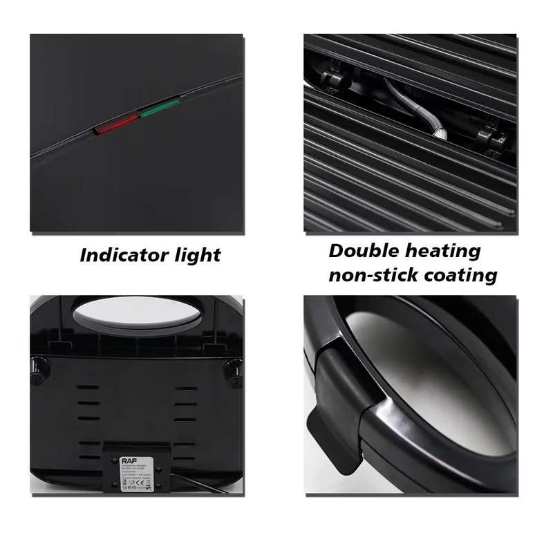 850W Sandwich Maker Grill and Toast Electric Non-Stick RAF