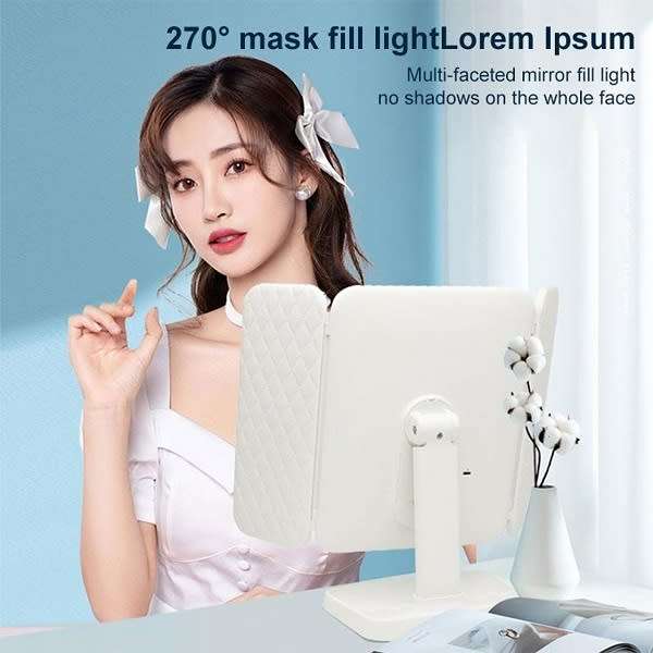 Rechargeable 76 Led Vanity Mirror Three Light Mode