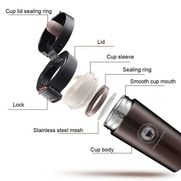 Stainless Steel Vacuum Flask 350ml 18-8