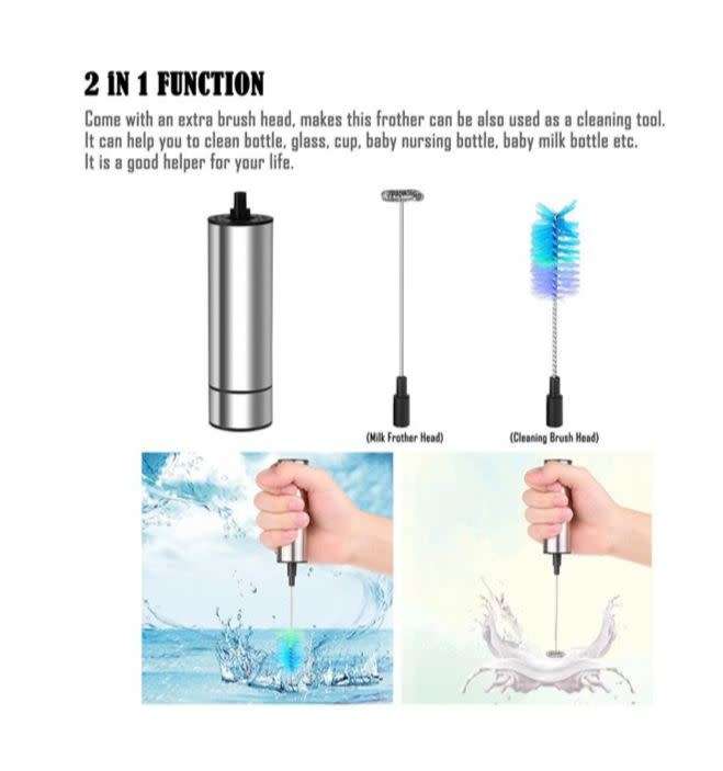 Stainless Steel Battery Powered Milk Frother