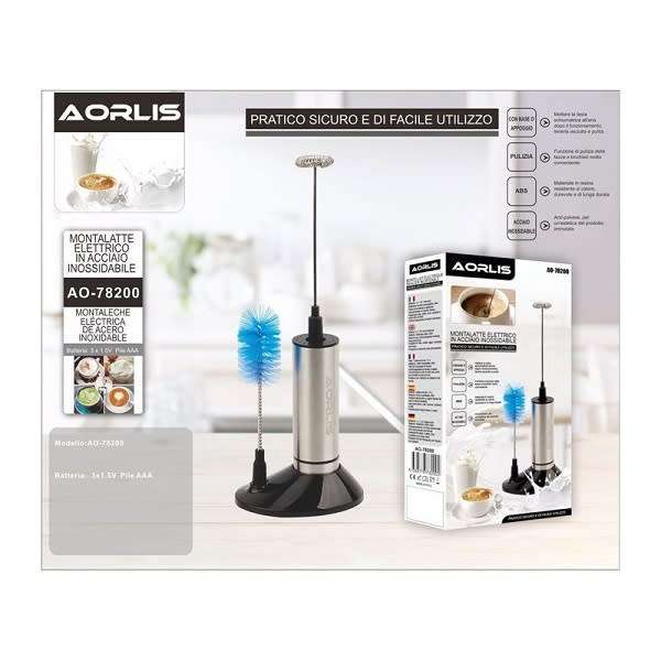 Stainless Steel Battery Powered Milk Frother