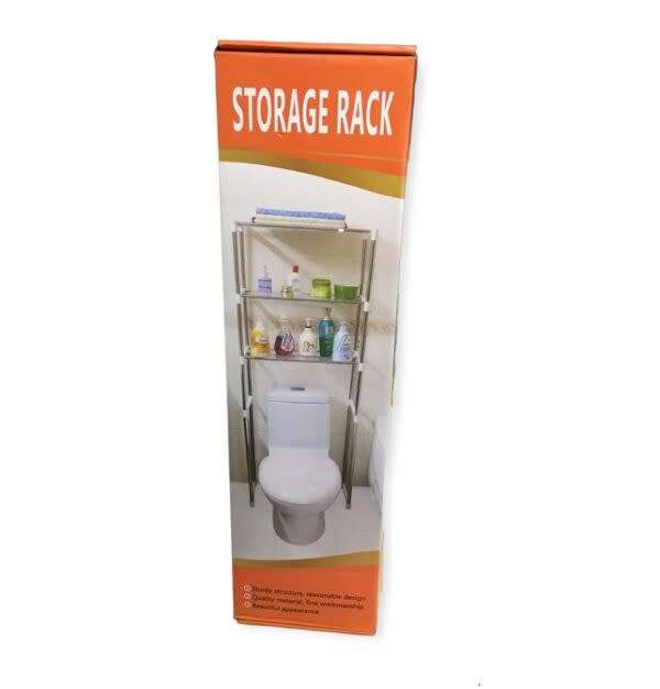 Three-Tier Bathroom Toilet Shelf