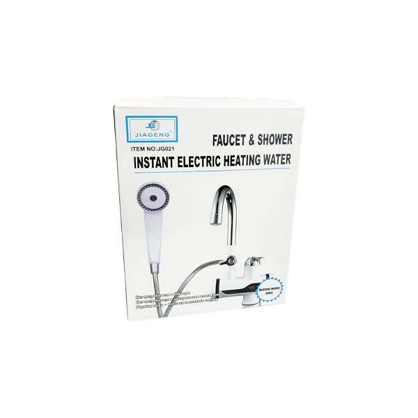 Bottom-Inlet Heated Faucet With Shower