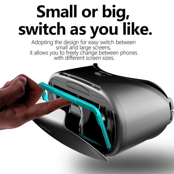 Vrg Pro X7 Vr Glasses Virtual Reality Wide Angle For 5 To 7 Inch Smartphone Vr
