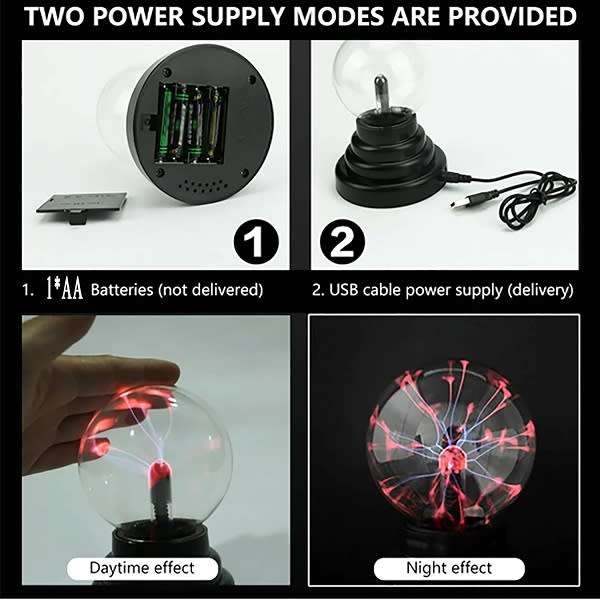 3.5 Inch Mini Static Plasma Ball