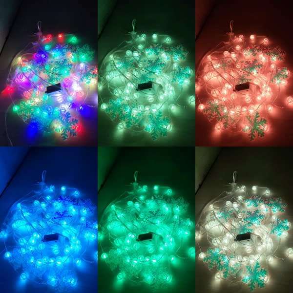 3M Ball And Snowflake Smart Led Curtain Light With Surplife App Control