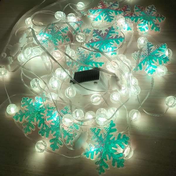 3M Ball And Snowflake Smart Led Curtain Light With Surplife App Control