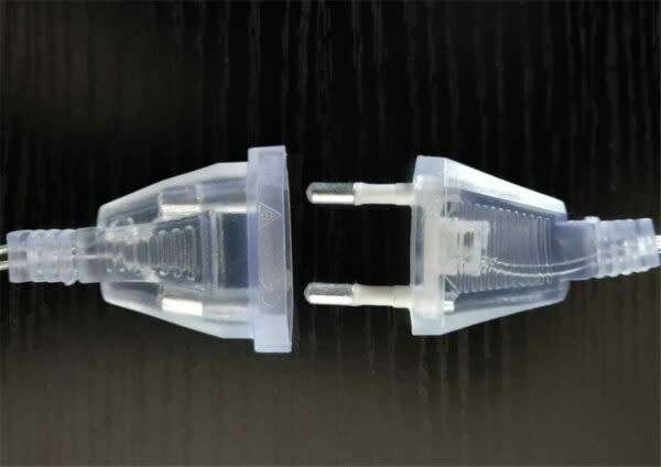 Led Fairy Curtain Light With Extension Plug, White, 3×0.5m