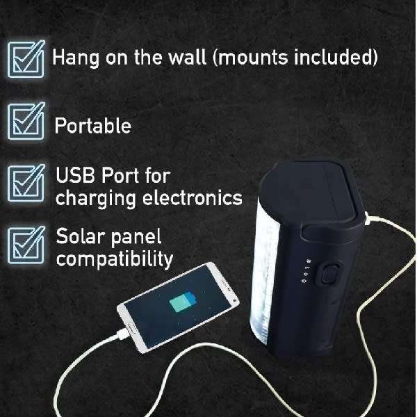 Rechargeable Led 1000lmns Emergency Light With Jn 6V 4.5ah Battery